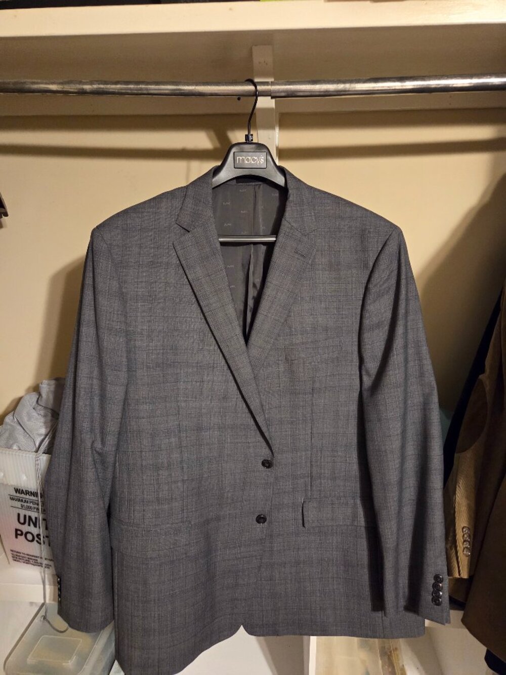 Michael Kors Blazer, grey plaid, 50L